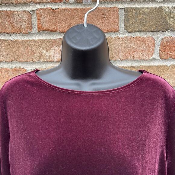 whimsigoth witchy Purple Red Velvet Glam sequin Asymmetrical gothic small grunge - Picture 4 of 12